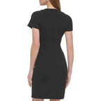Vestido Donna Karan Mangas Cortas Liso Para Damas by Donna Karan (dkny)