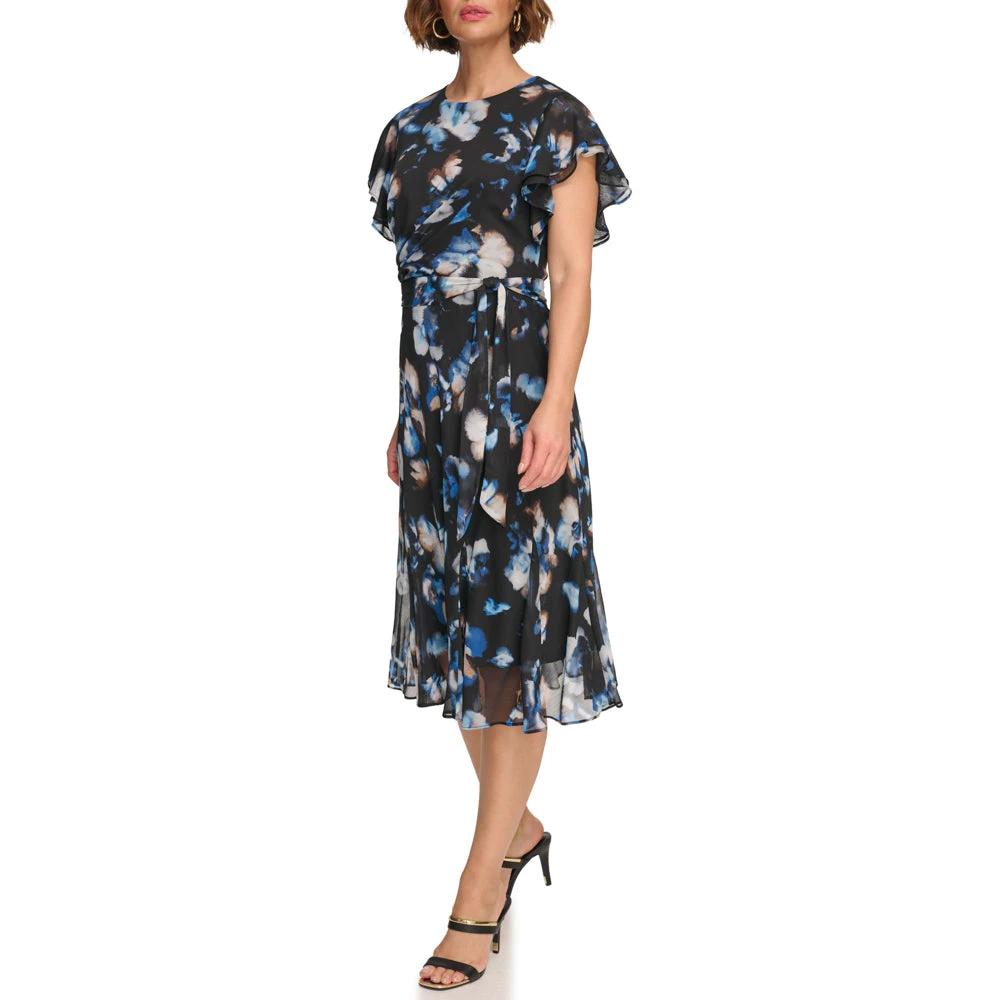 Vestido Donna Karan Mangas Cortas Estampado Para Damas by Donna Karan (dkny)