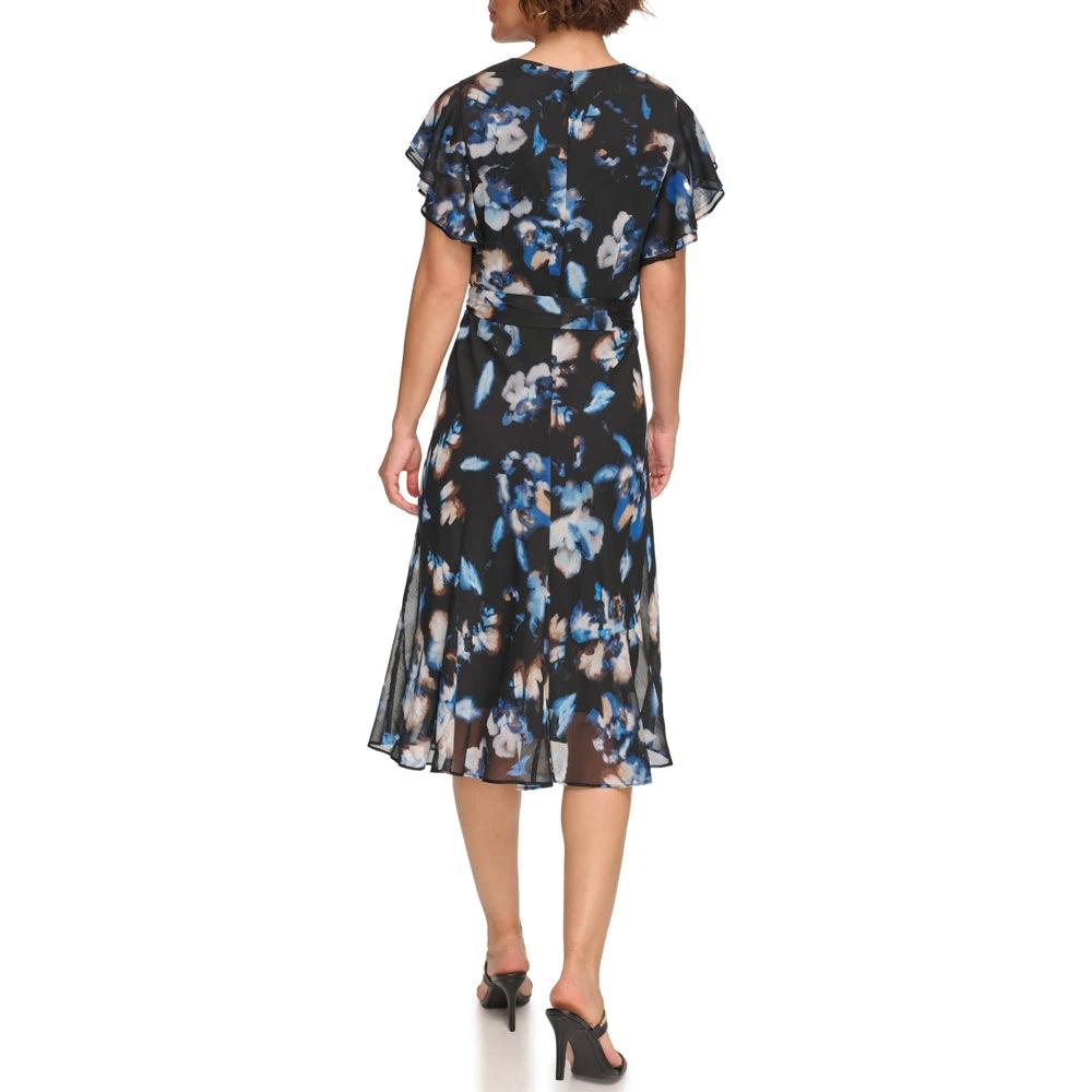 Vestido Donna Karan Mangas Cortas Estampado Para Damas by Donna Karan (dkny)