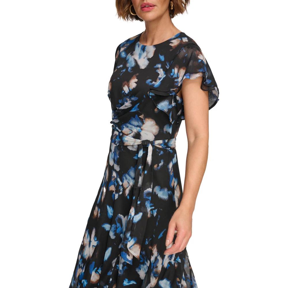 Vestido Donna Karan Mangas Cortas Estampado Para Damas by Donna Karan (dkny)