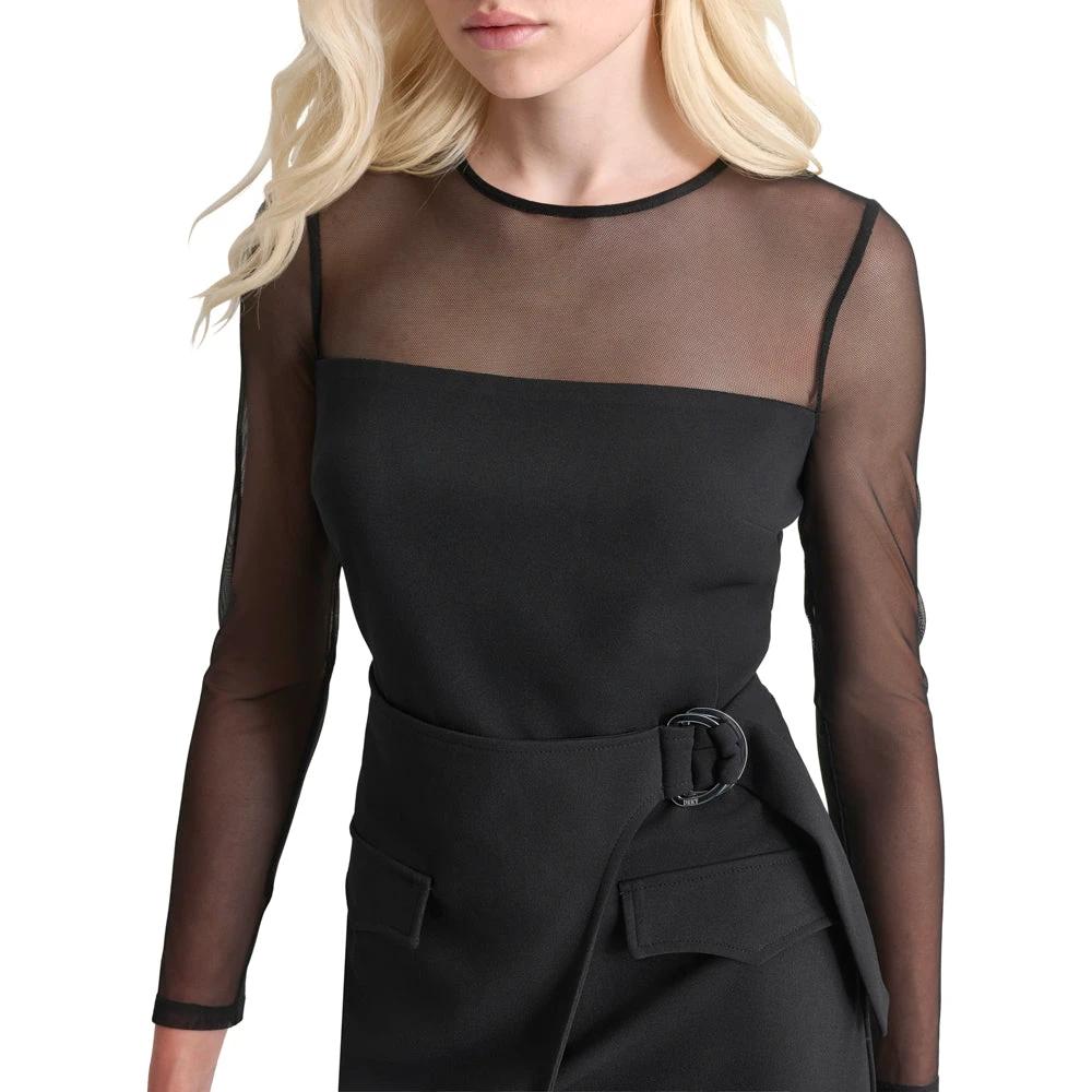 Vestido Donna Karan Mangas Largas Liso Para Damas by Donna Karan (dkny)