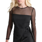 Vestido Donna Karan Mangas Largas Liso Para Damas by Donna Karan (dkny)