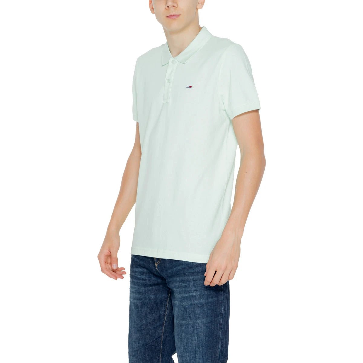 Poloshirt Tommy Jeans Mangas Cortas Liso P/ Caballeros by Tommy Jeans
