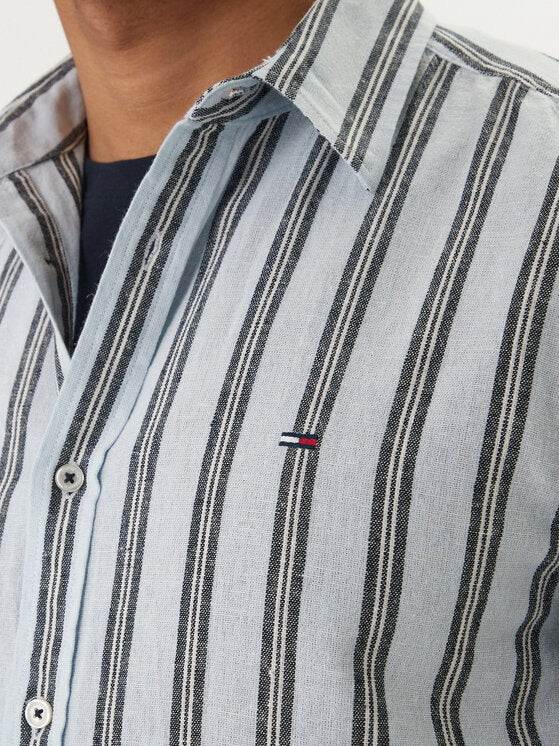 Camisa Tommy Jeans Mangas Largas Rayas para Caballeros