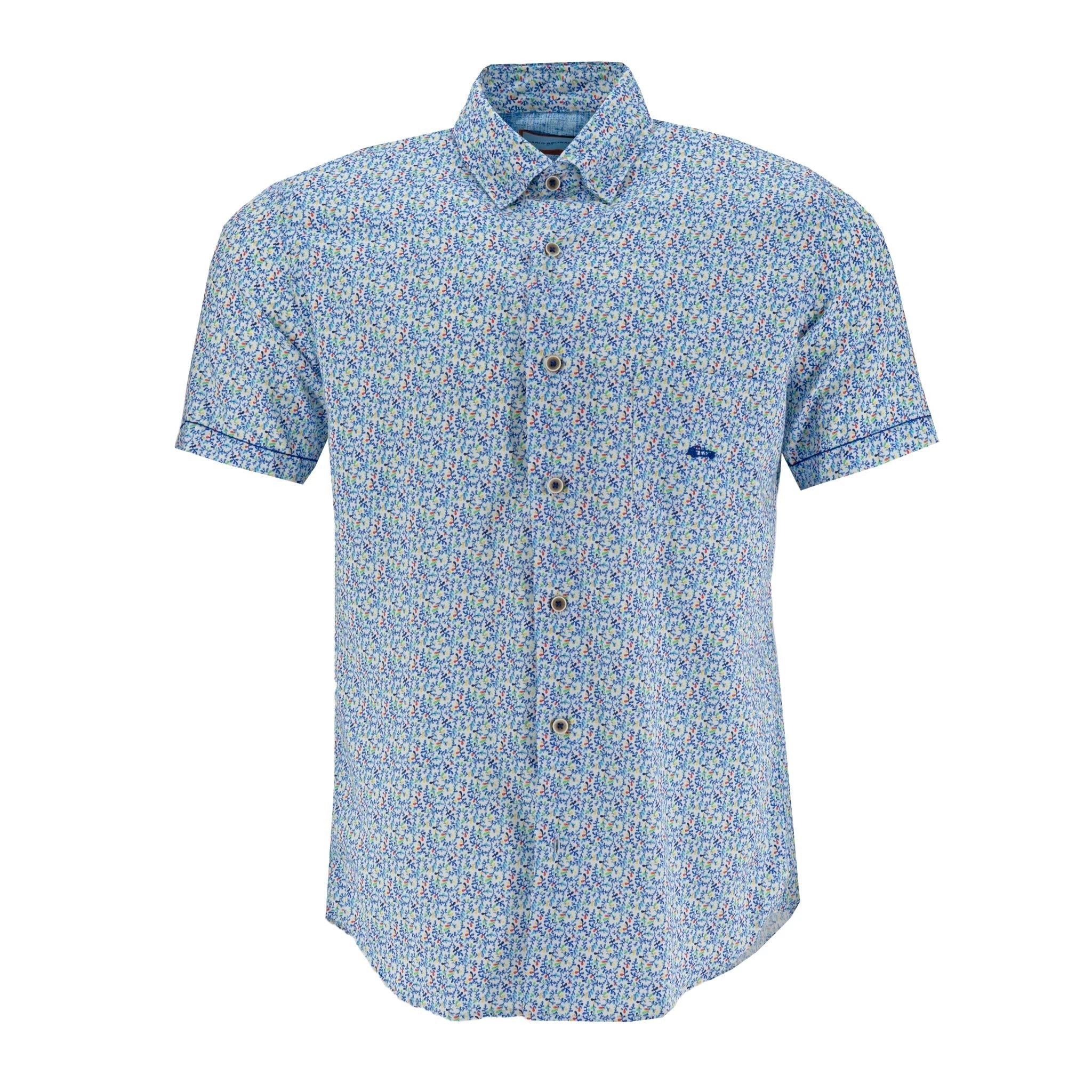 Camisa Dario Beltran Mangas Cortas Estampada Para Caballeros by Dario Beltran