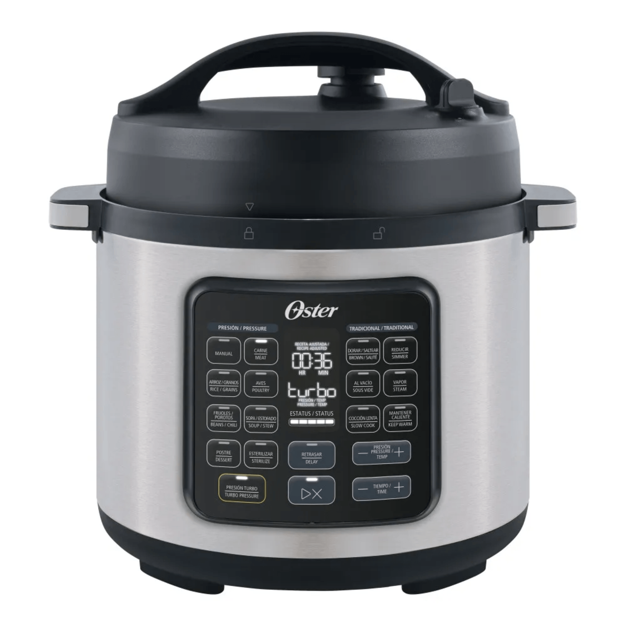 Olla Multiuso Digital Oster M/CKSTPCECT57DF 5.7 Litros Bioceramic de Presión 5-en-1