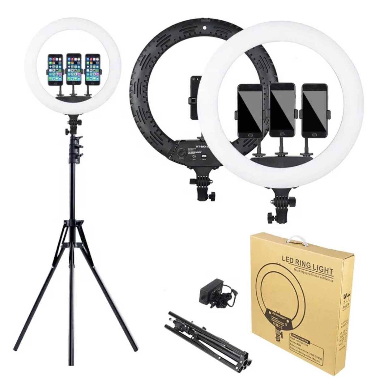 Aro de luz LED 18'' + Trípode