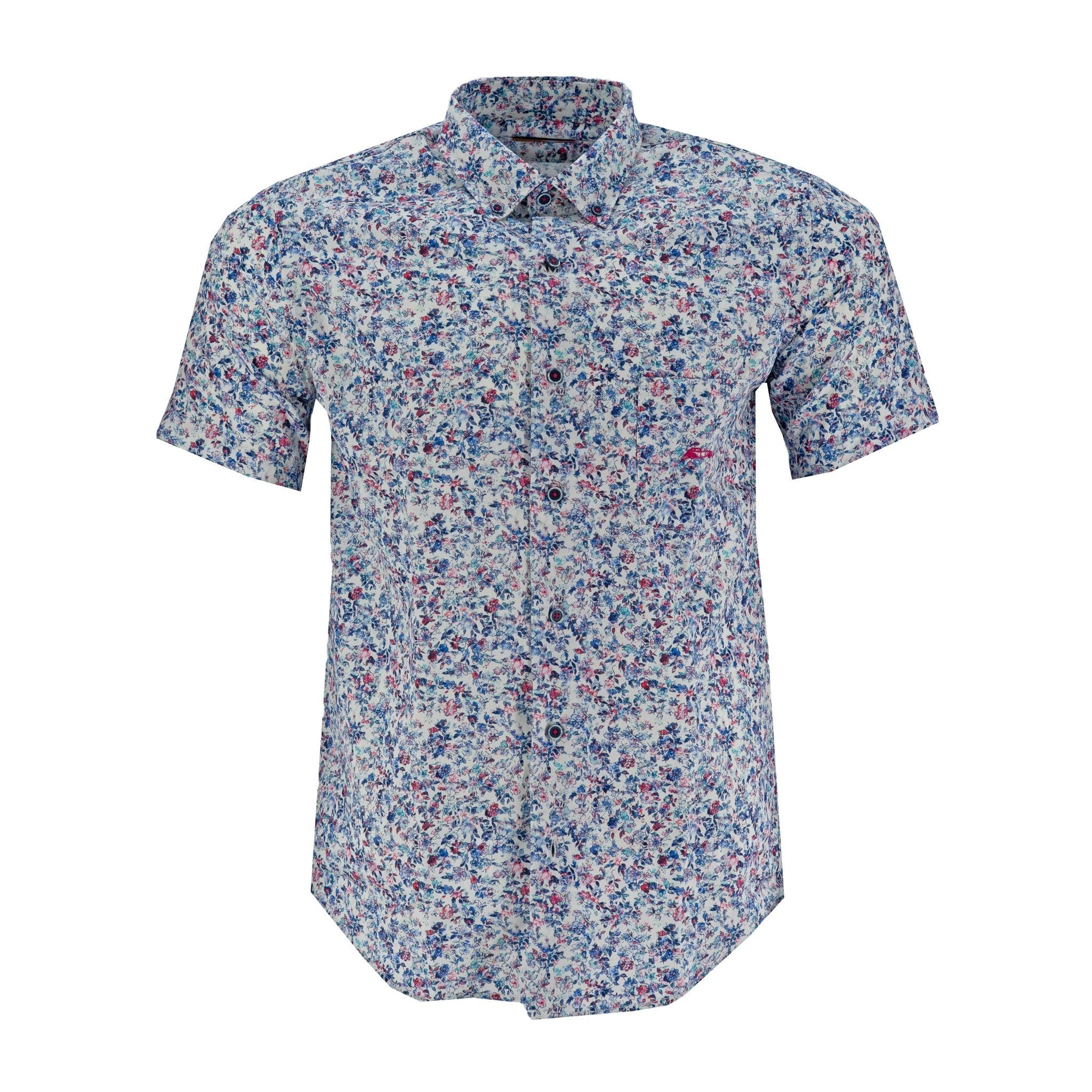 Camisa Dario Beltran Mangas Cortas Estampada Para Caballeros by Dario Beltran