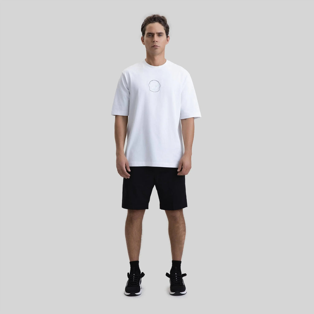 EPSILON T-SHIRT OVERSIZE WHITE - Monastery