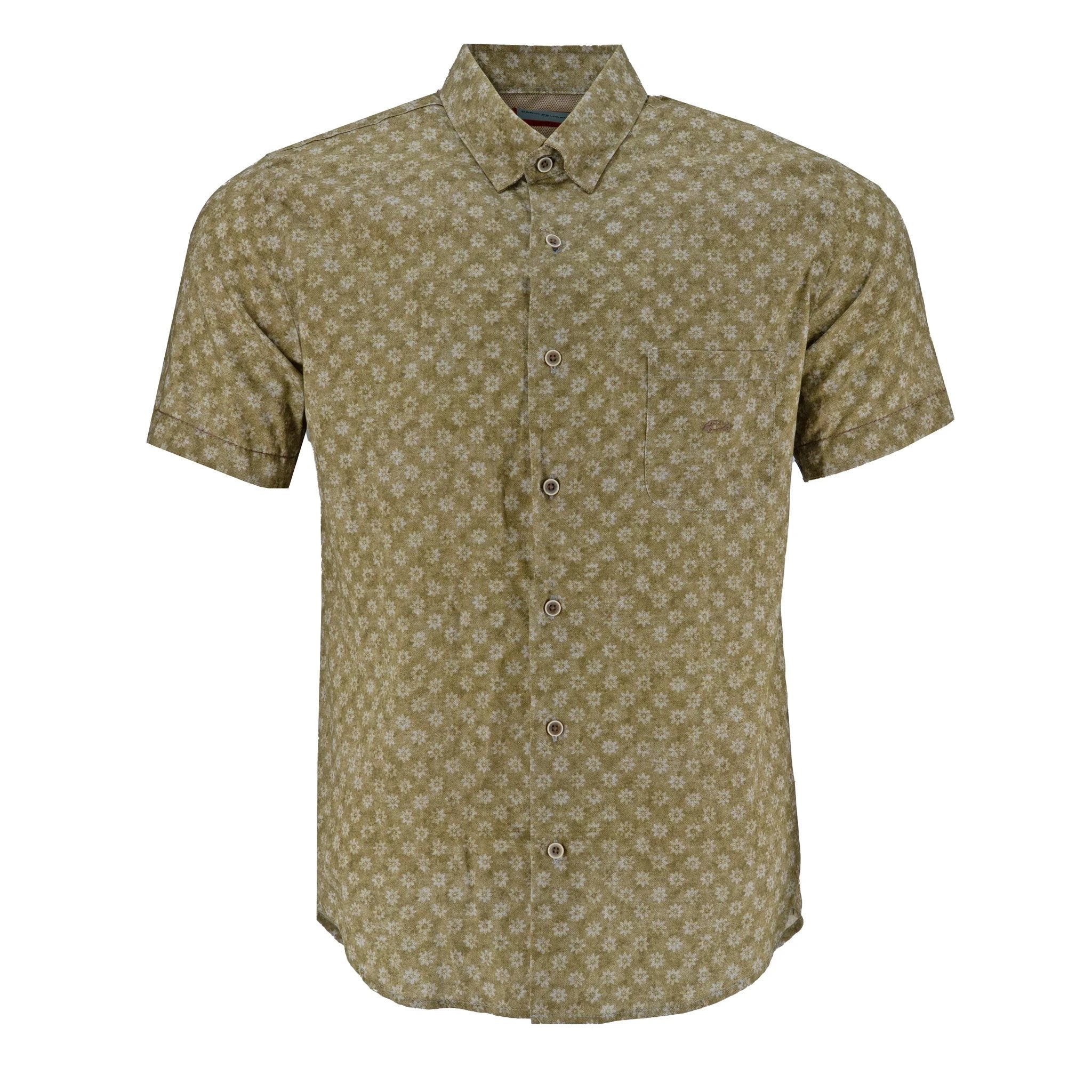 Camisa Dario Beltran Mangas Cortas Estampada Para Caballeros by Dario Beltran