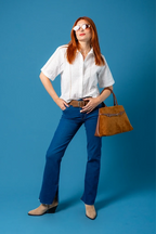 JEANS FLARE SLIT G-M 8354.