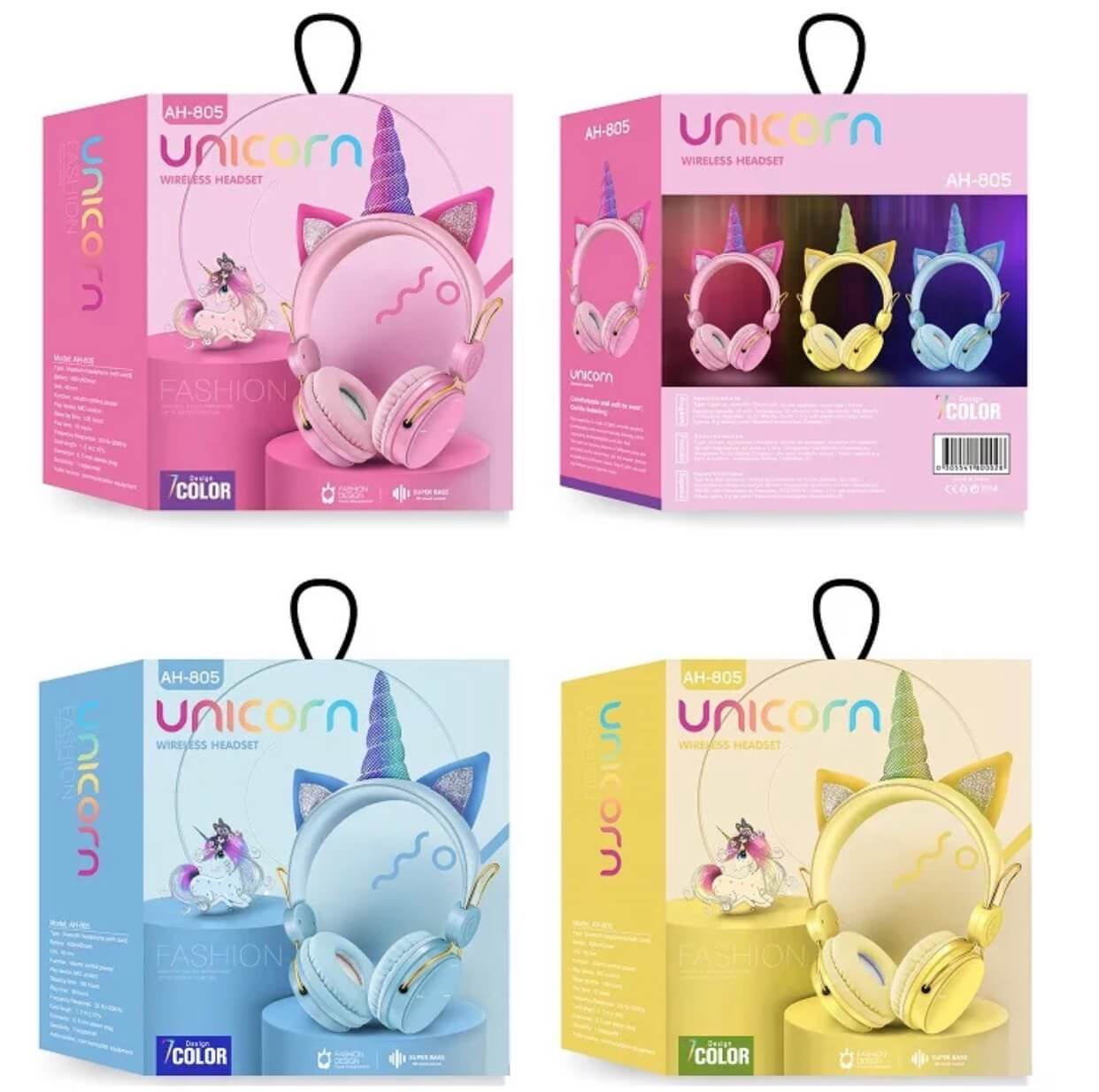 Audífono Bluetooth Unicornio