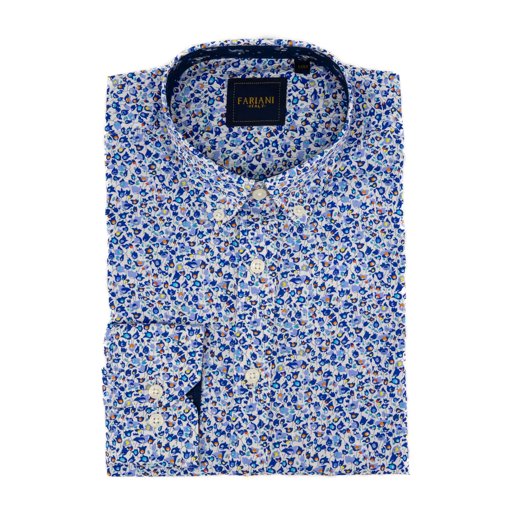 Camisa Fariani Mangas Largas Estampada P/ Caballeros by Fariani