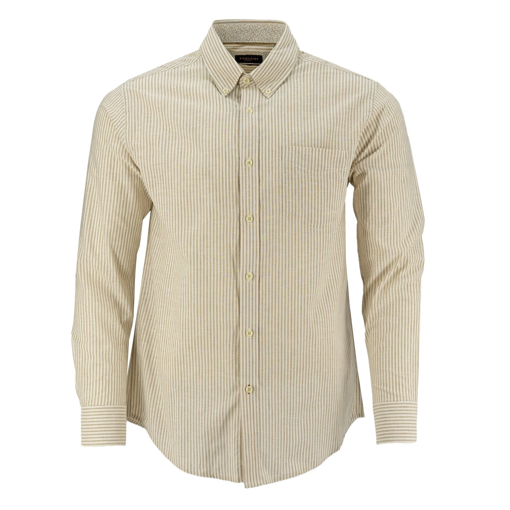 Camisa Fariani Mangas Largas Rayas P/ Caballeros by Fariani