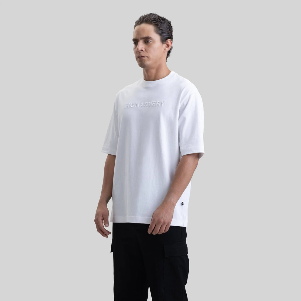 FAENZA T-SHIRT OVERSIZE WHITE - Monastery