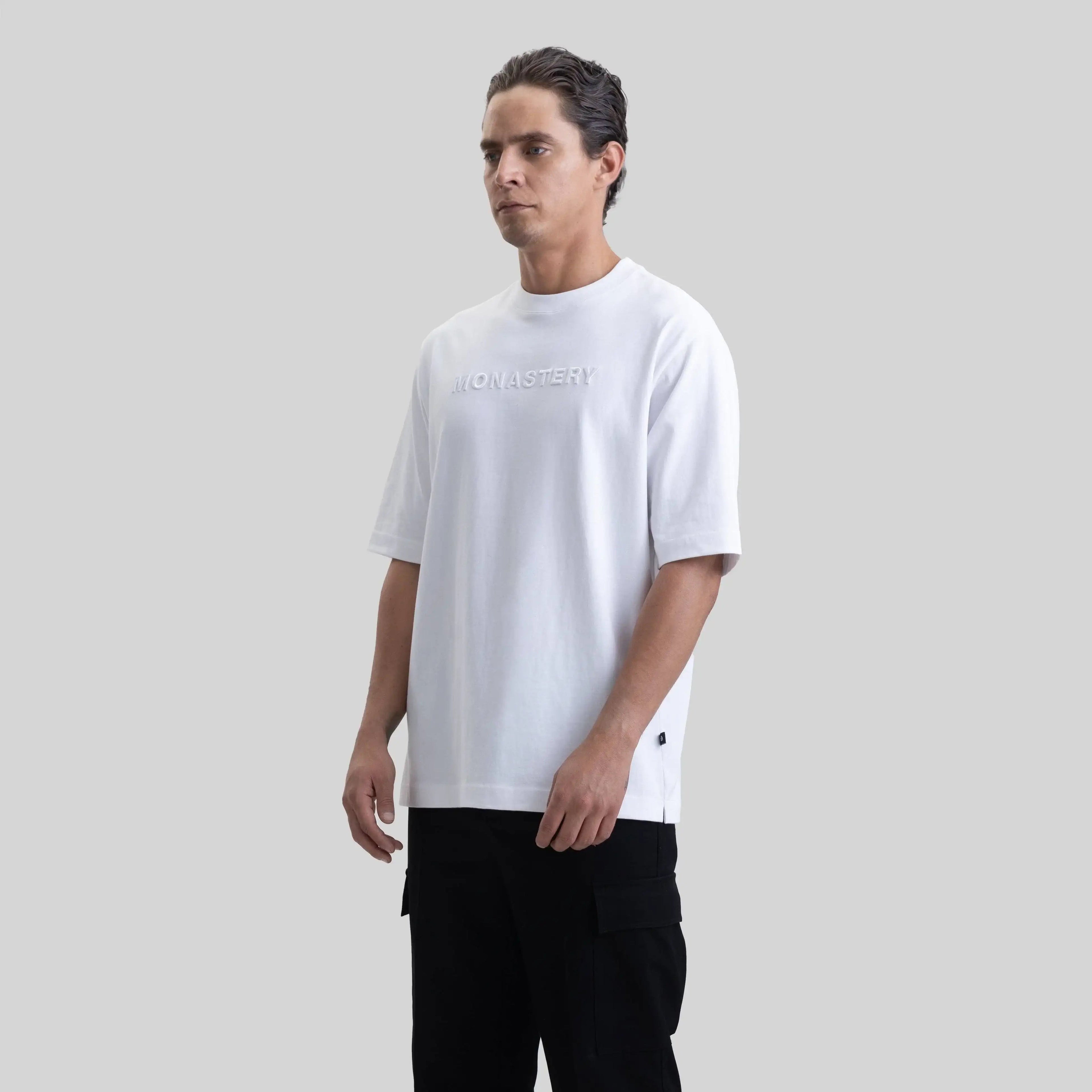 FAENZA T-SHIRT OVERSIZE WHITE - Monastery
