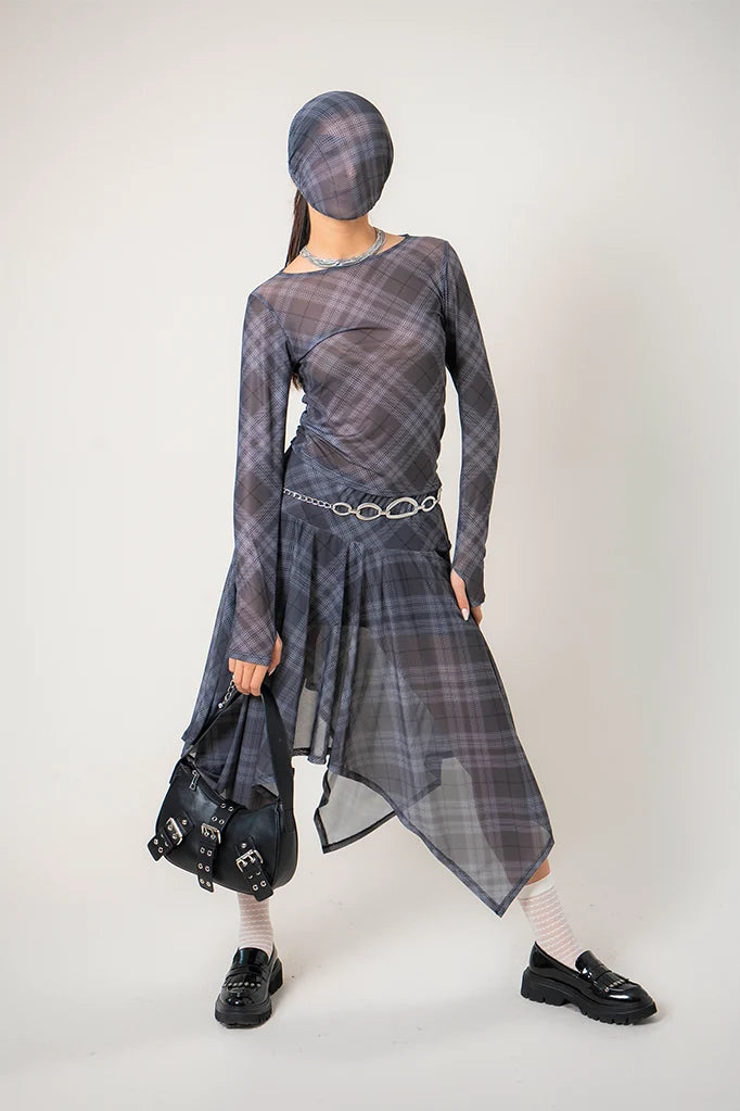FALDA ASIMETRICA MESH R-M 9202.