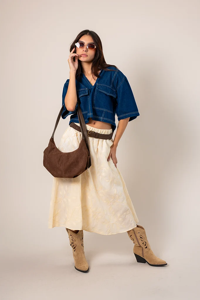 FALDA BORDADA B-C 8554.