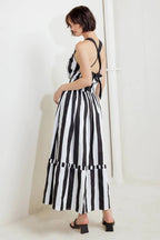 Vestido Flying Tomato Rayas Largo Para Damas by Flying Tomato