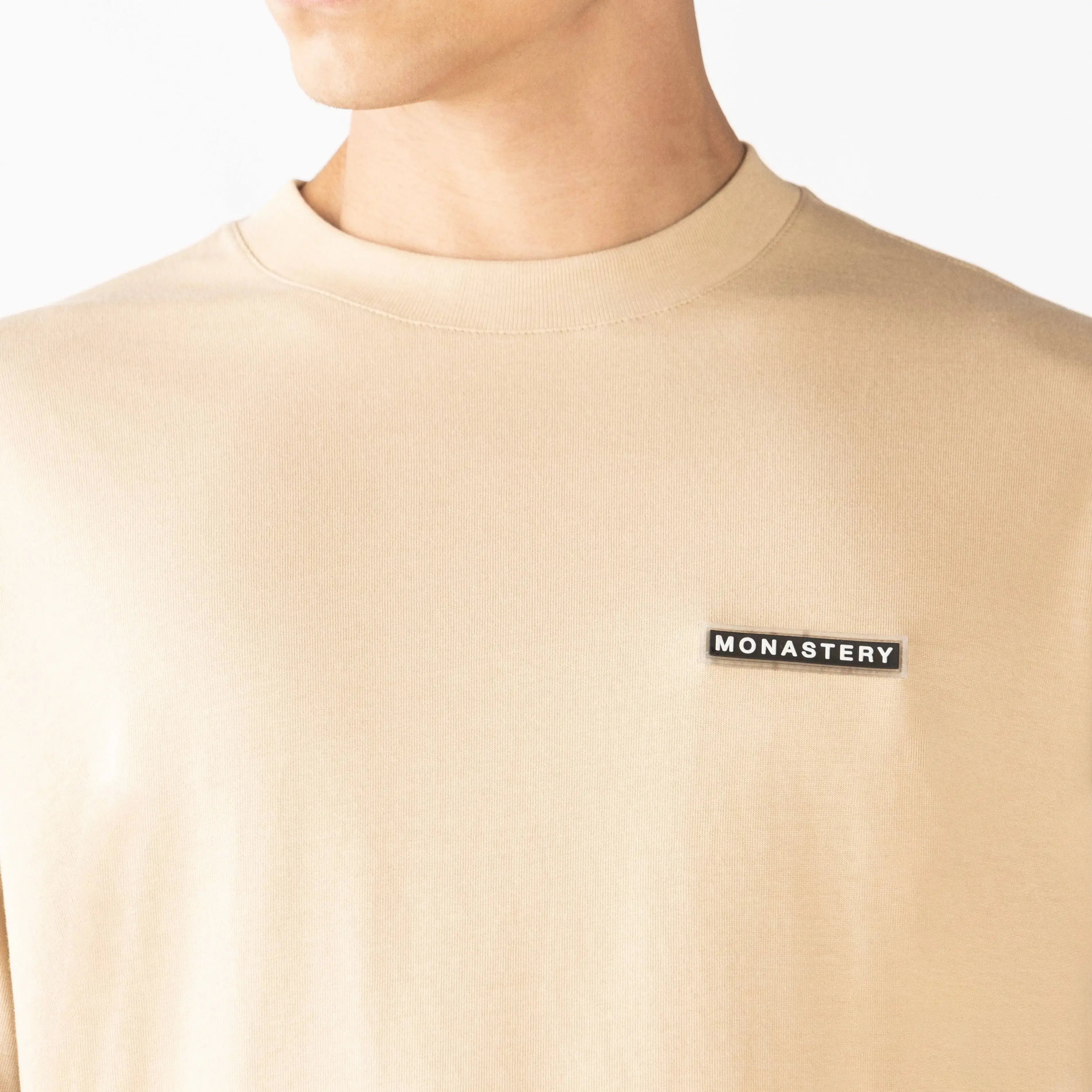 FOWLFIELD T-SHIRT OVERSIZED MEN IRISH CREAM - Monastery