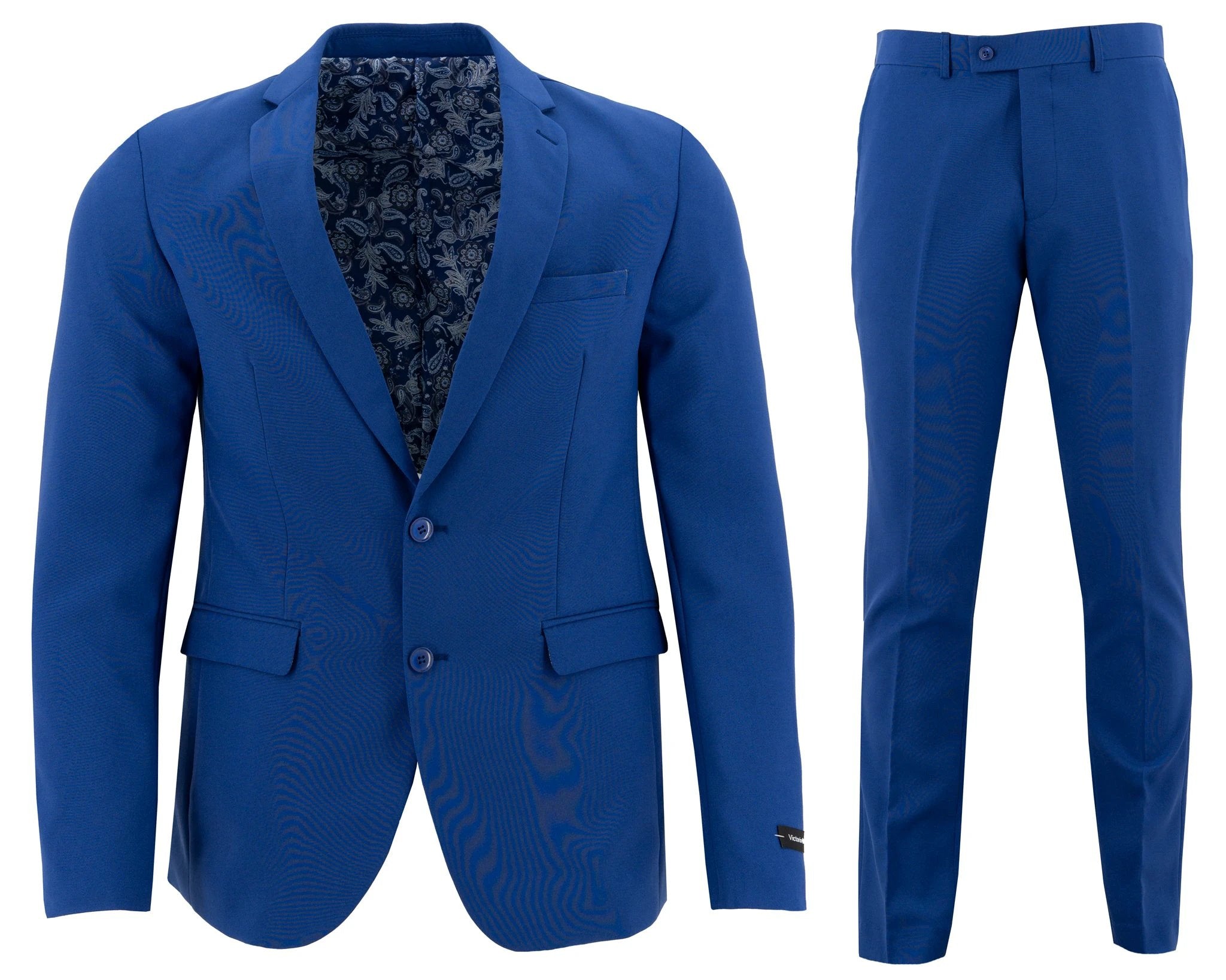Traje Victorio Couture 2 Botones Liso Para Caballeros by Victorio Couture