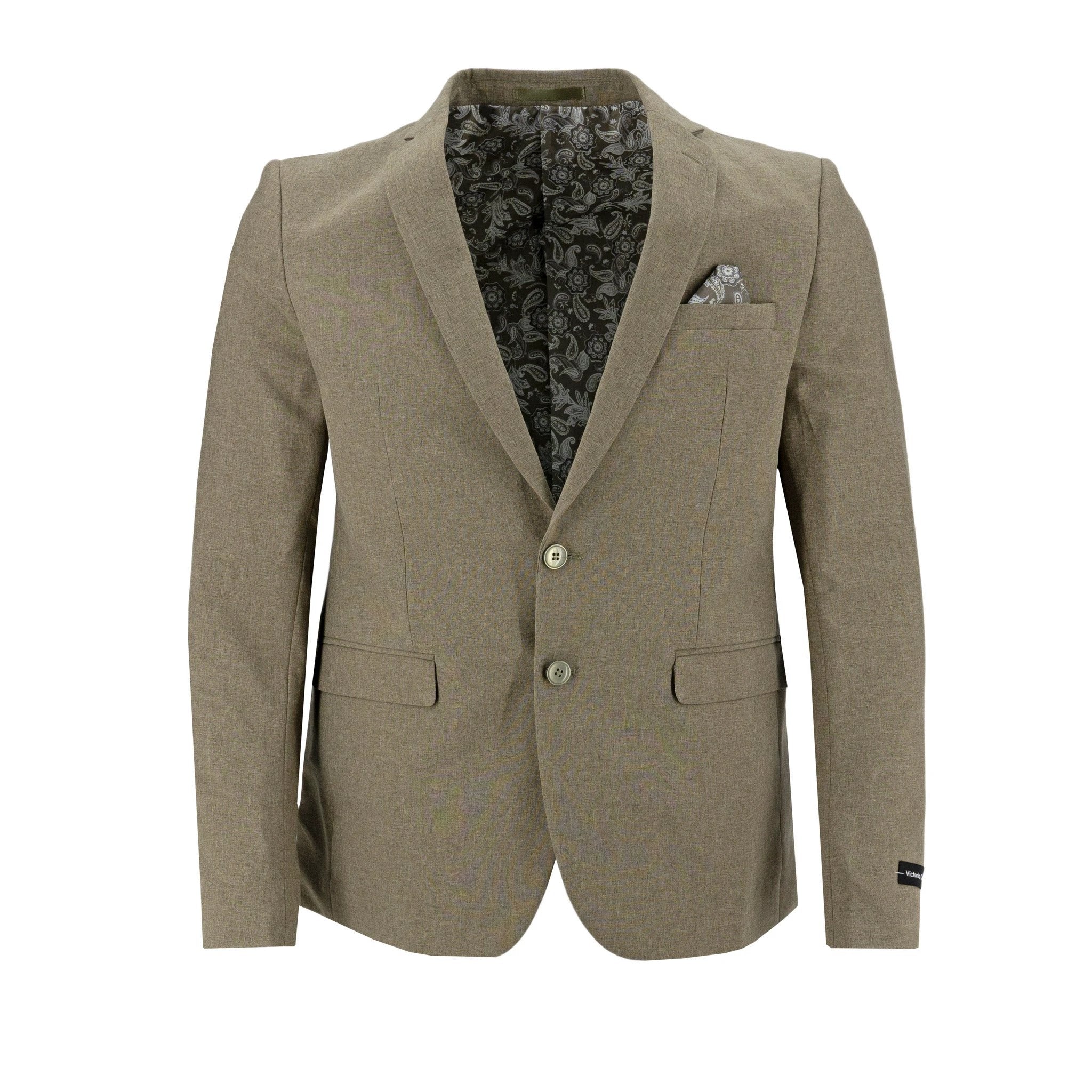 Traje Victorio Couture 2 Botones Liso Para Caballeros by Victorio Couture