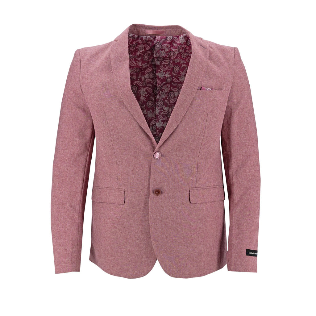 Traje Victorio Couture 2 Botones Liso Para Caballeros by Victorio Couture