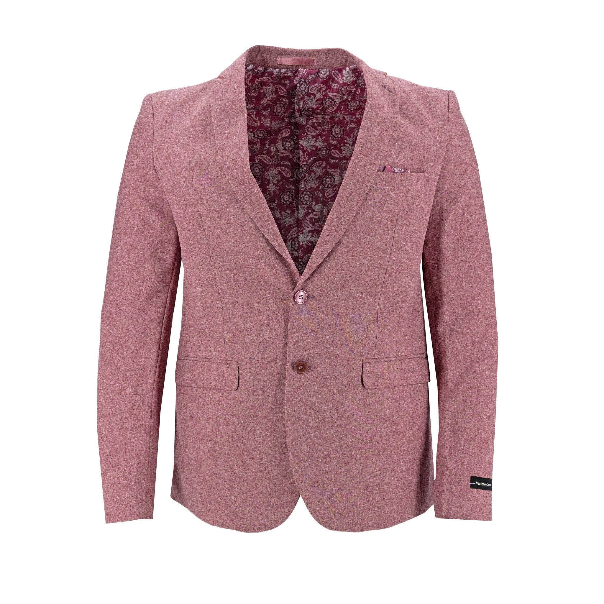Traje Victorio Couture 2 Botones Liso Para Caballeros by Victorio Couture
