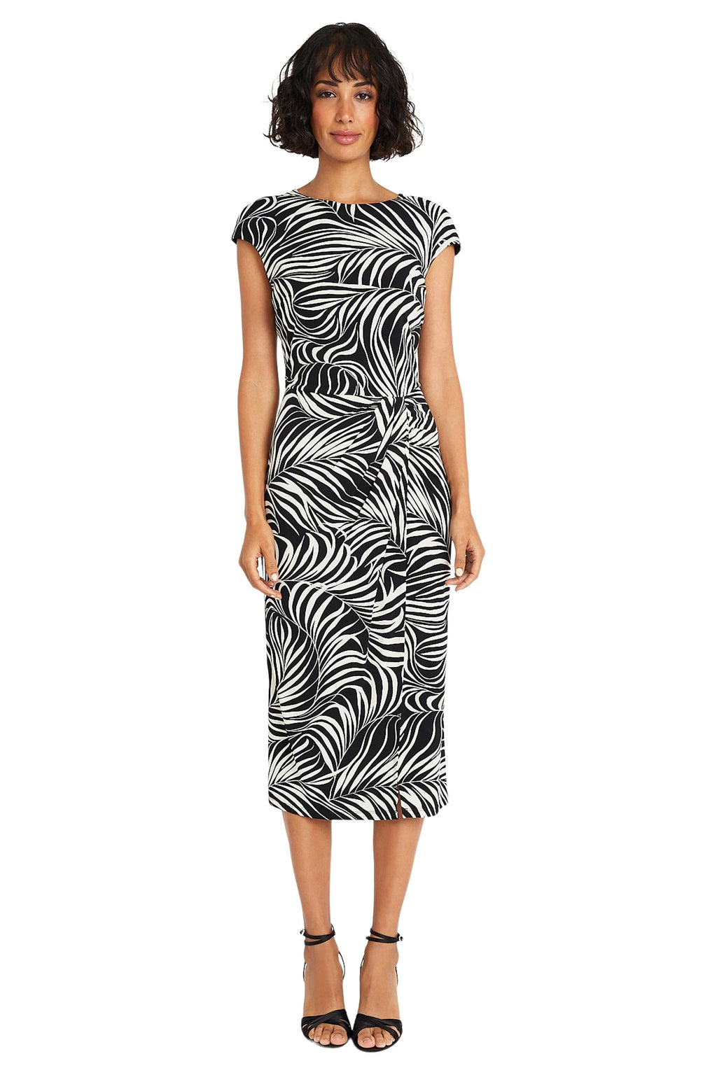 Vestido Maggy London Mangas Cortas Estampado Para Damas by Maggy London