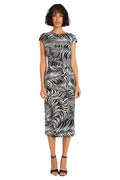 Vestido Maggy London Mangas Cortas Estampado Para Damas by Maggy London