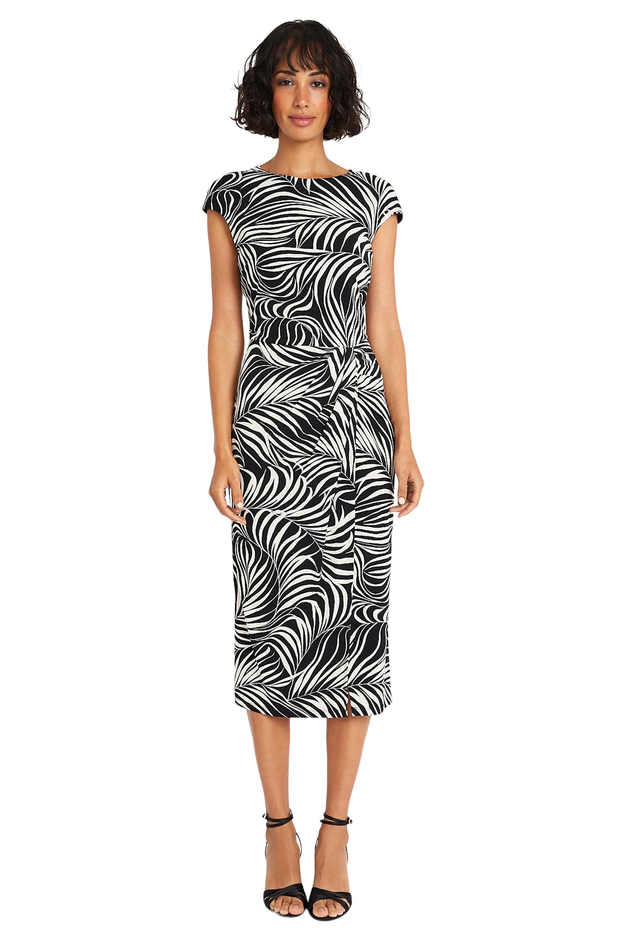 Vestido Maggy London Mangas Cortas Estampado Para Damas by Maggy London
