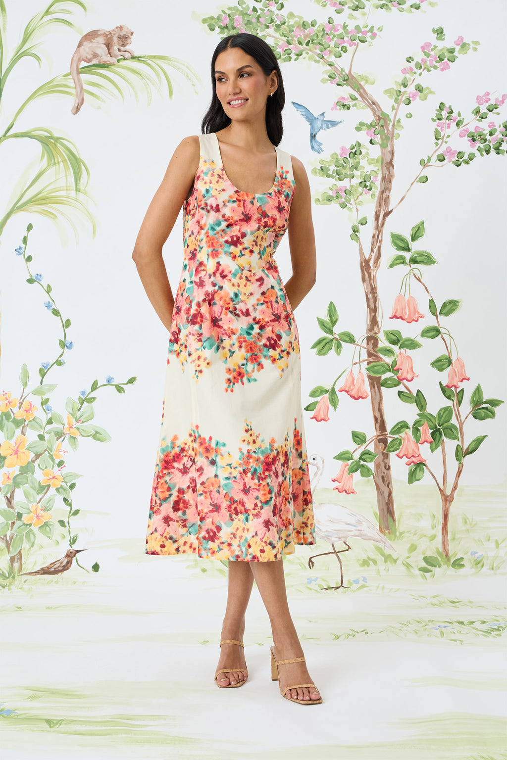 Vestido Maggy London Estampado Para Damas by Donna Morgan