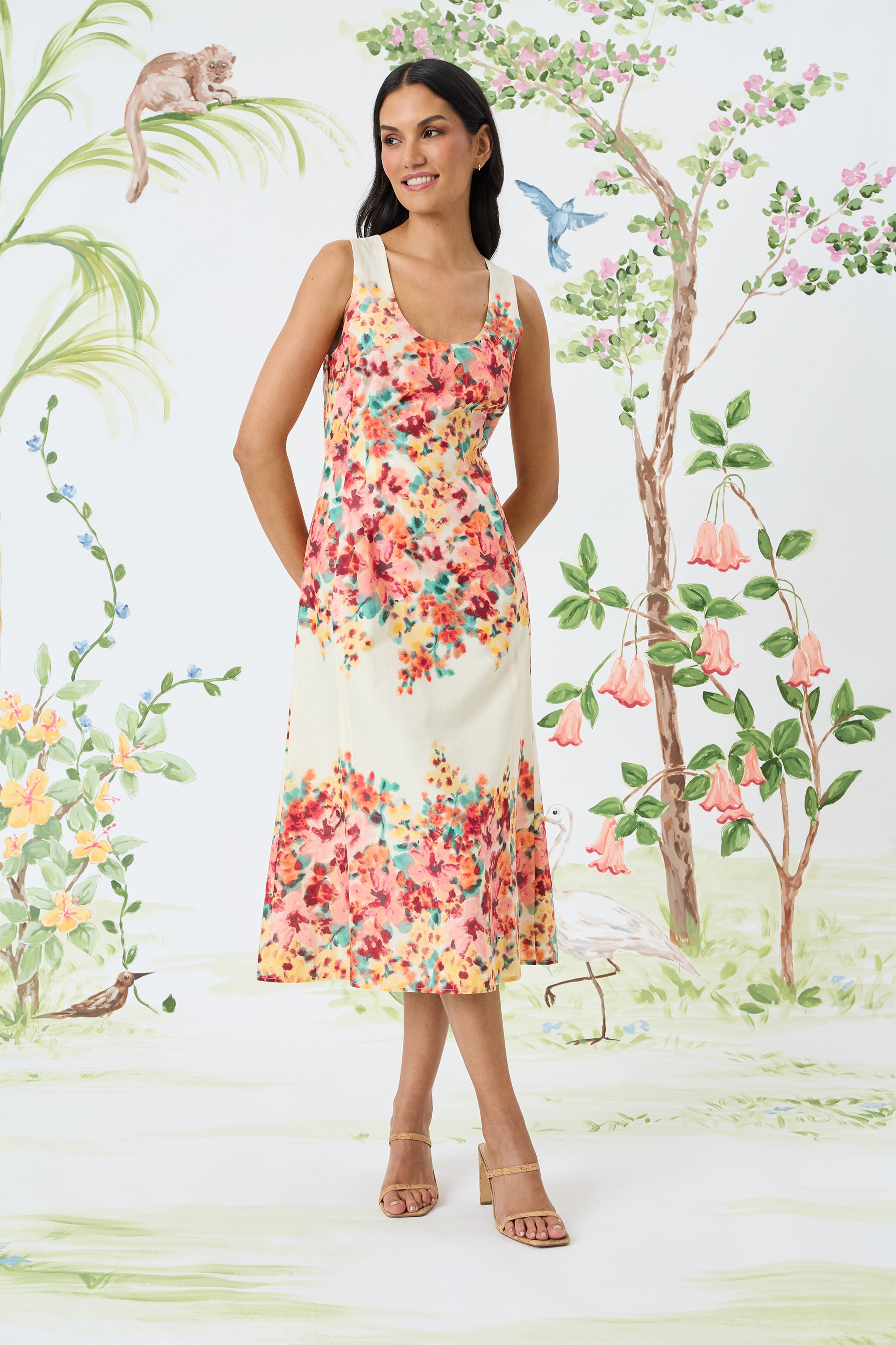 Vestido Maggy London Estampado Para Damas by Donna Morgan