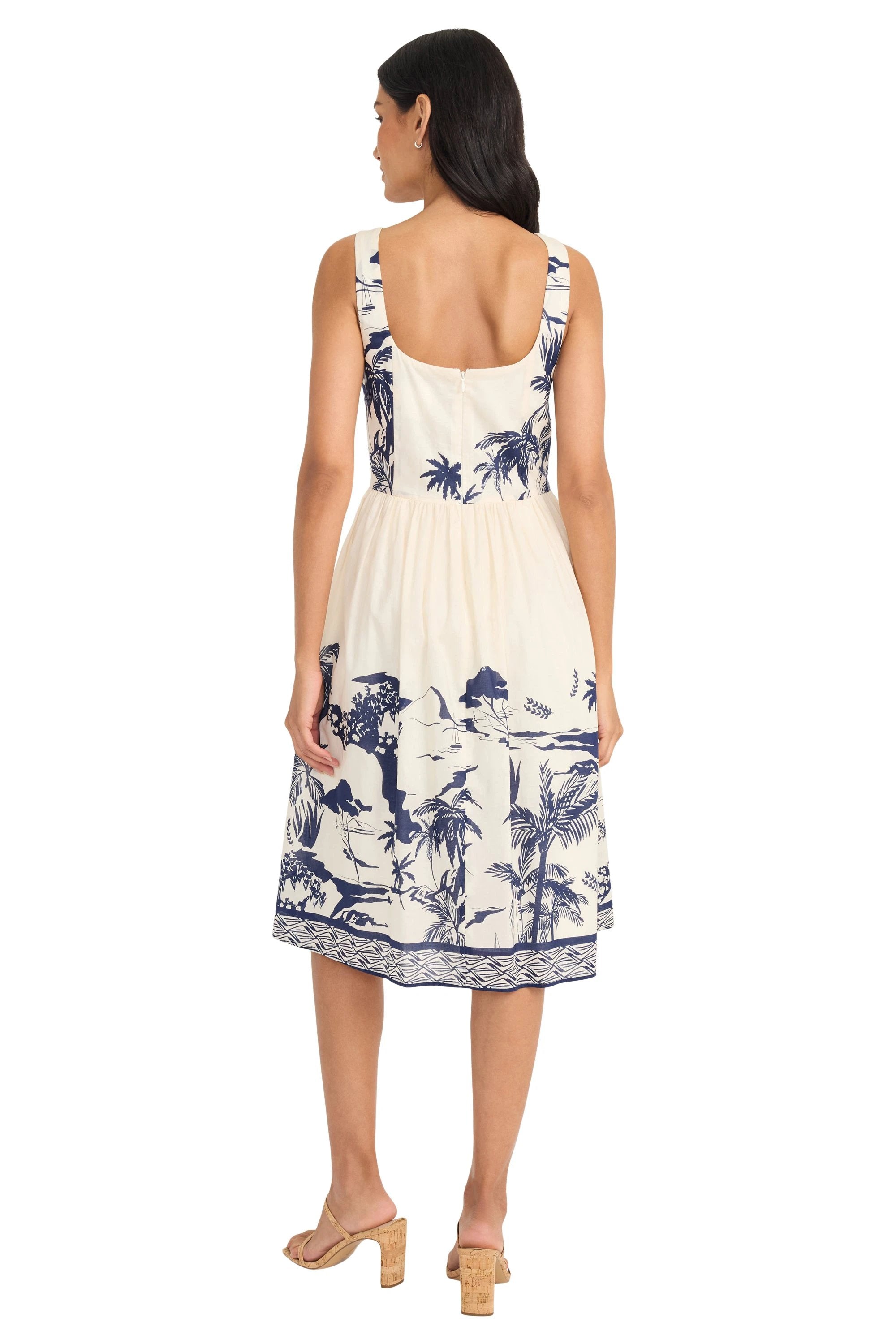Vestido Maggy London Palmas Para Damas by Donna Morgan