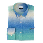 Camisa Greg Norman Mangas Largas Rayas P/ Caballeros GNA23WVN014-BL- by Greg Norman