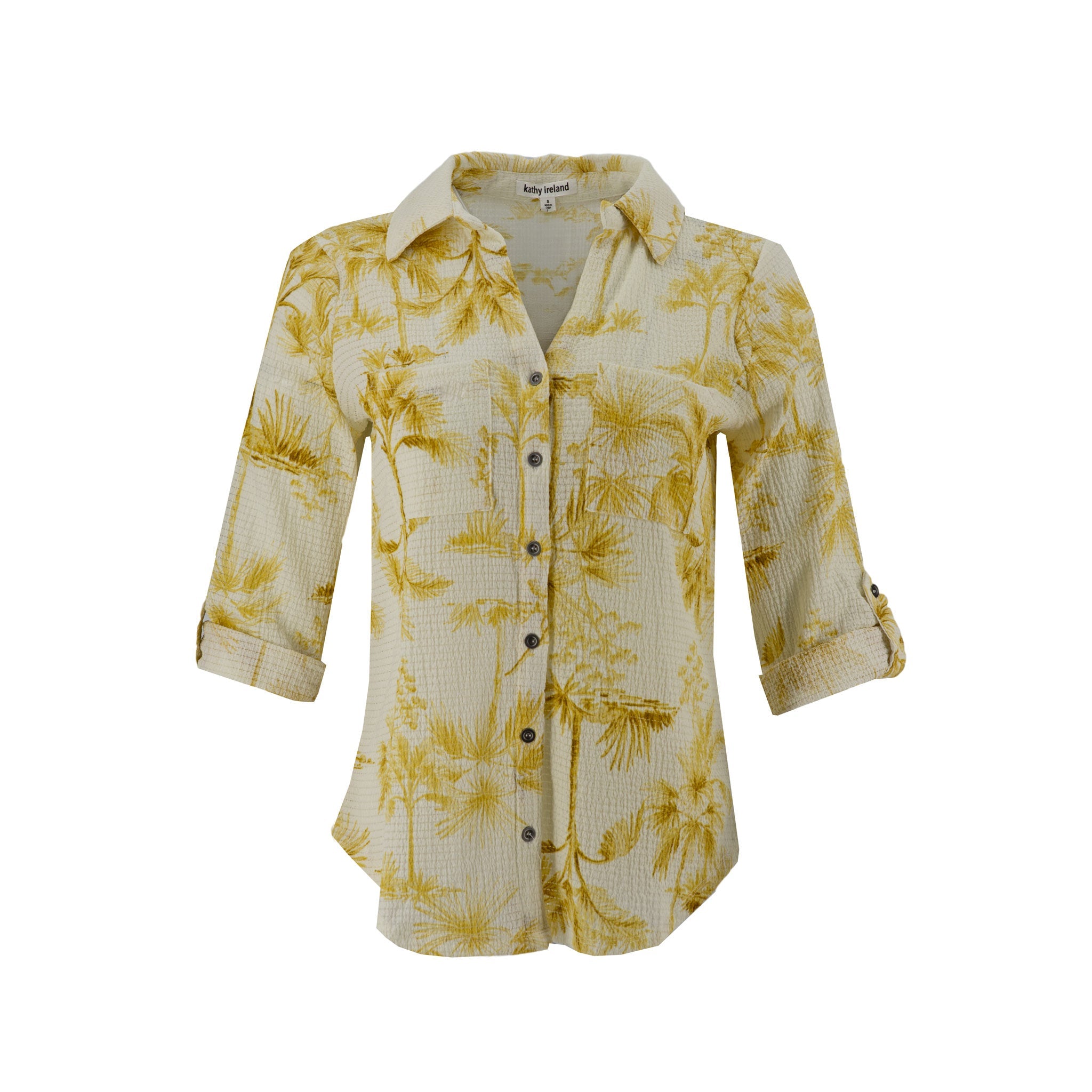 Blusa Kathy Ireland Mangas 3/4 Lisa para Damas