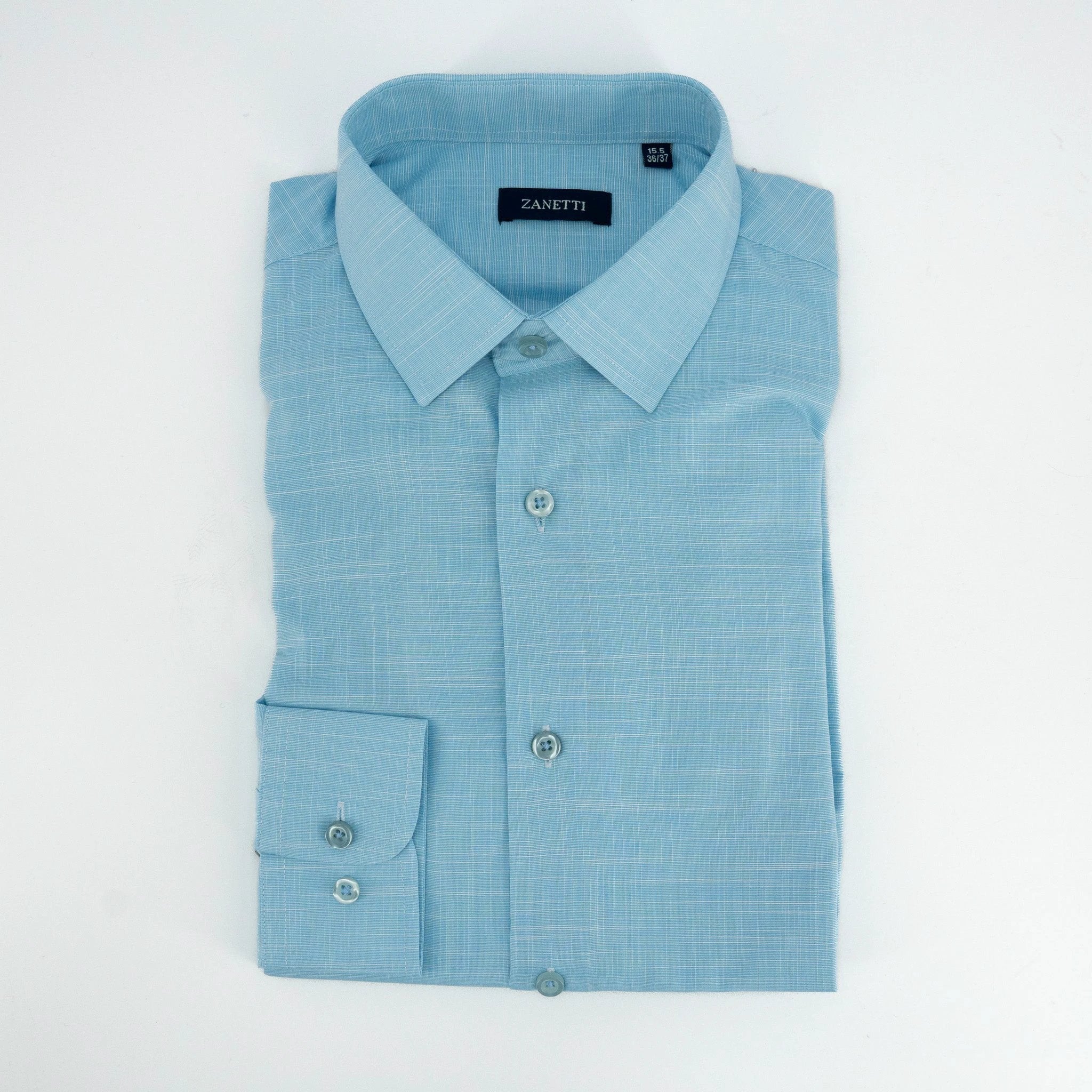 Camisa Zanetti Mangas Largas Lisa P/ Caballeros by Zanetti