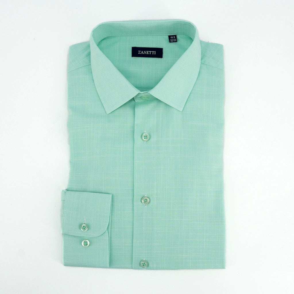 Camisa Zanetti Mangas Largas Lisa P/ Caballeros by Zanetti