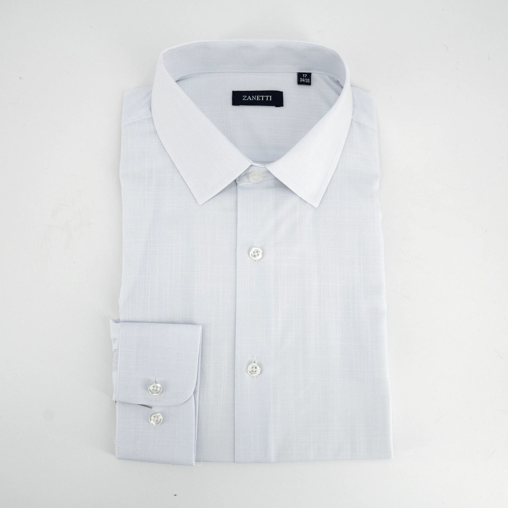 Camisa Zanetti Mangas Largas Lisa P/ Caballeros by Zanetti