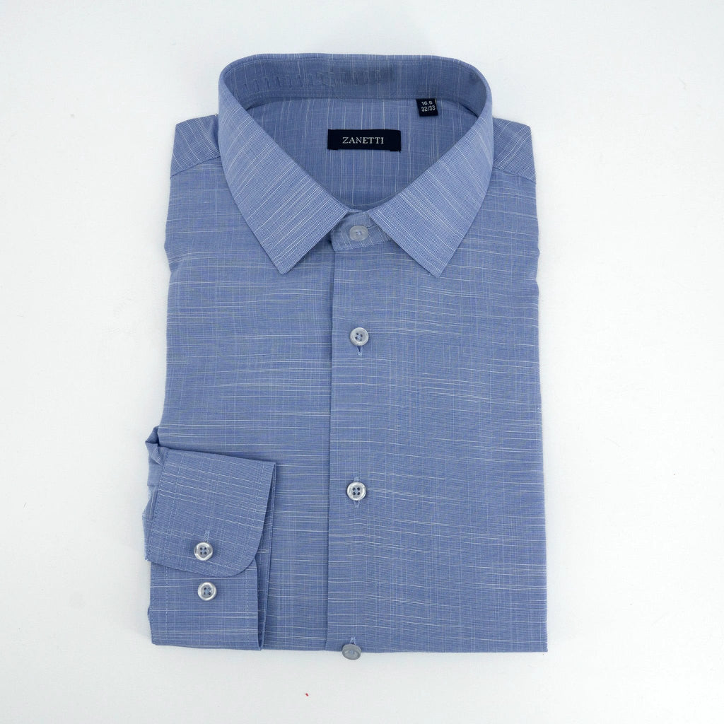 Camisa Zanetti Mangas Largas Lisa P/ Caballeros by Zanetti