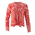 Blusa Hope & Harlow Mangas Largas Estampada Print Para Damas by Hope & Harlow