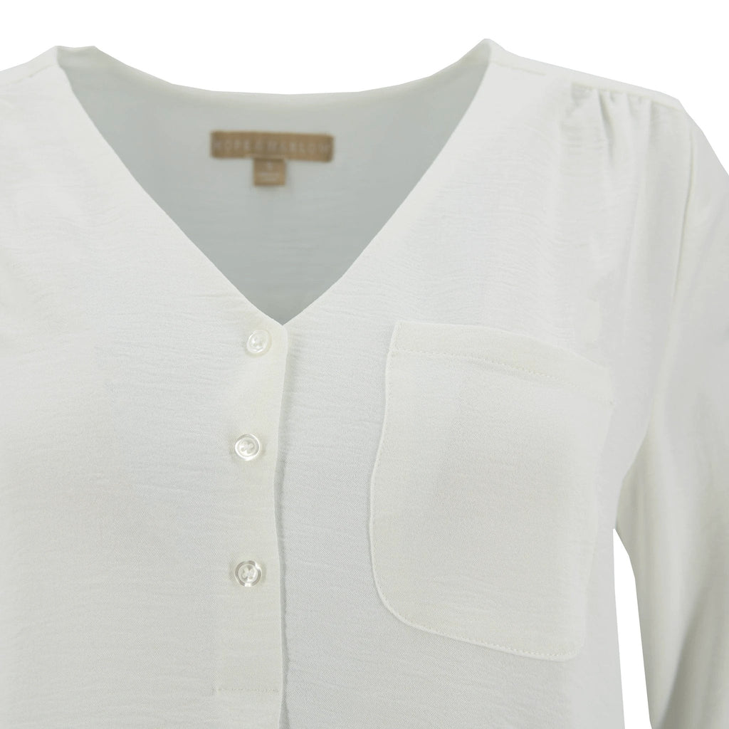 Blusa Hope & Harlow Mangas 3/4 Lisa P/ Damas by Hope & Harlow