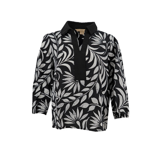 Blusa Hope & Harlow Mangas 3/4 Floral para Damas