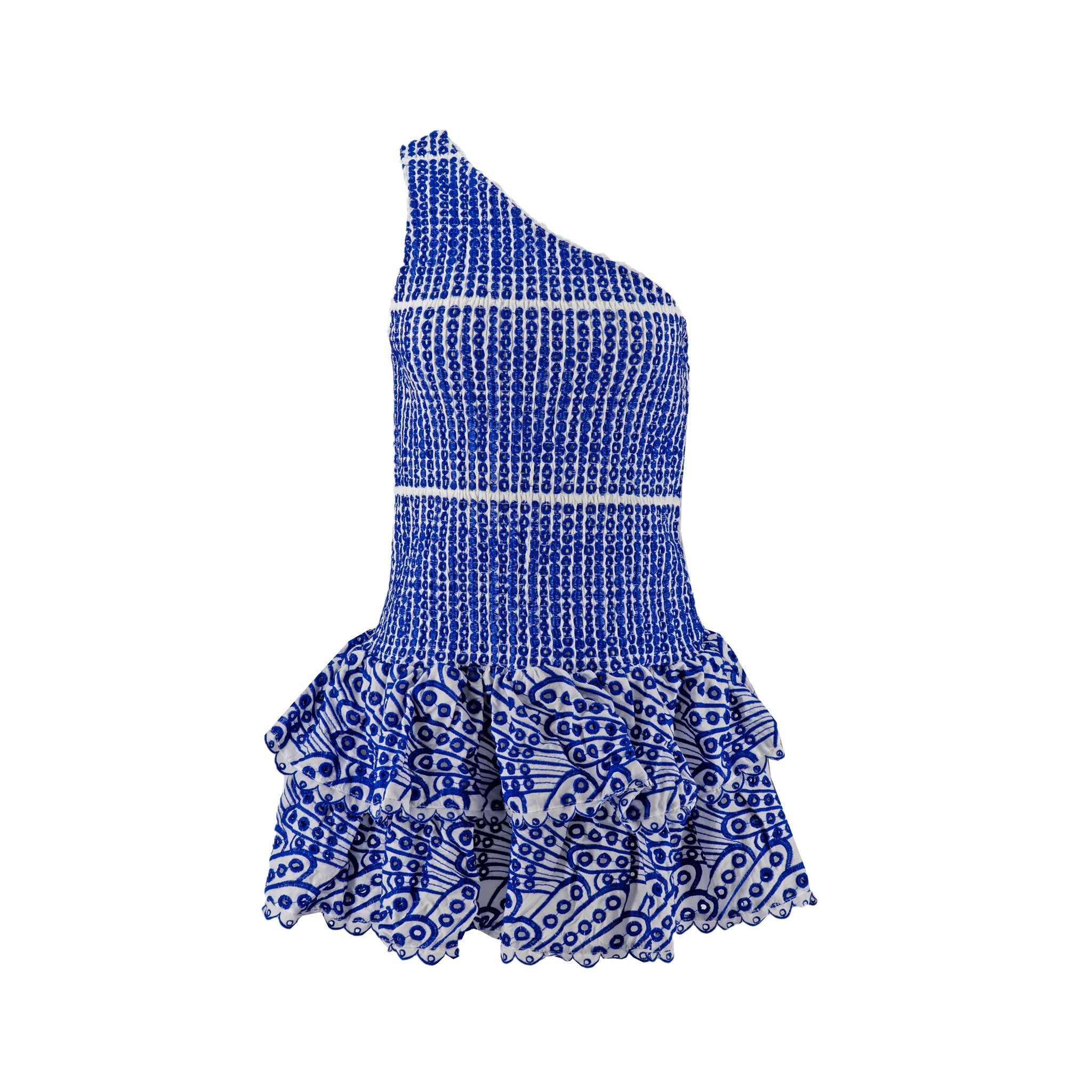 Vestido Iris 1h Bordado Eyelet Ruche para Damas