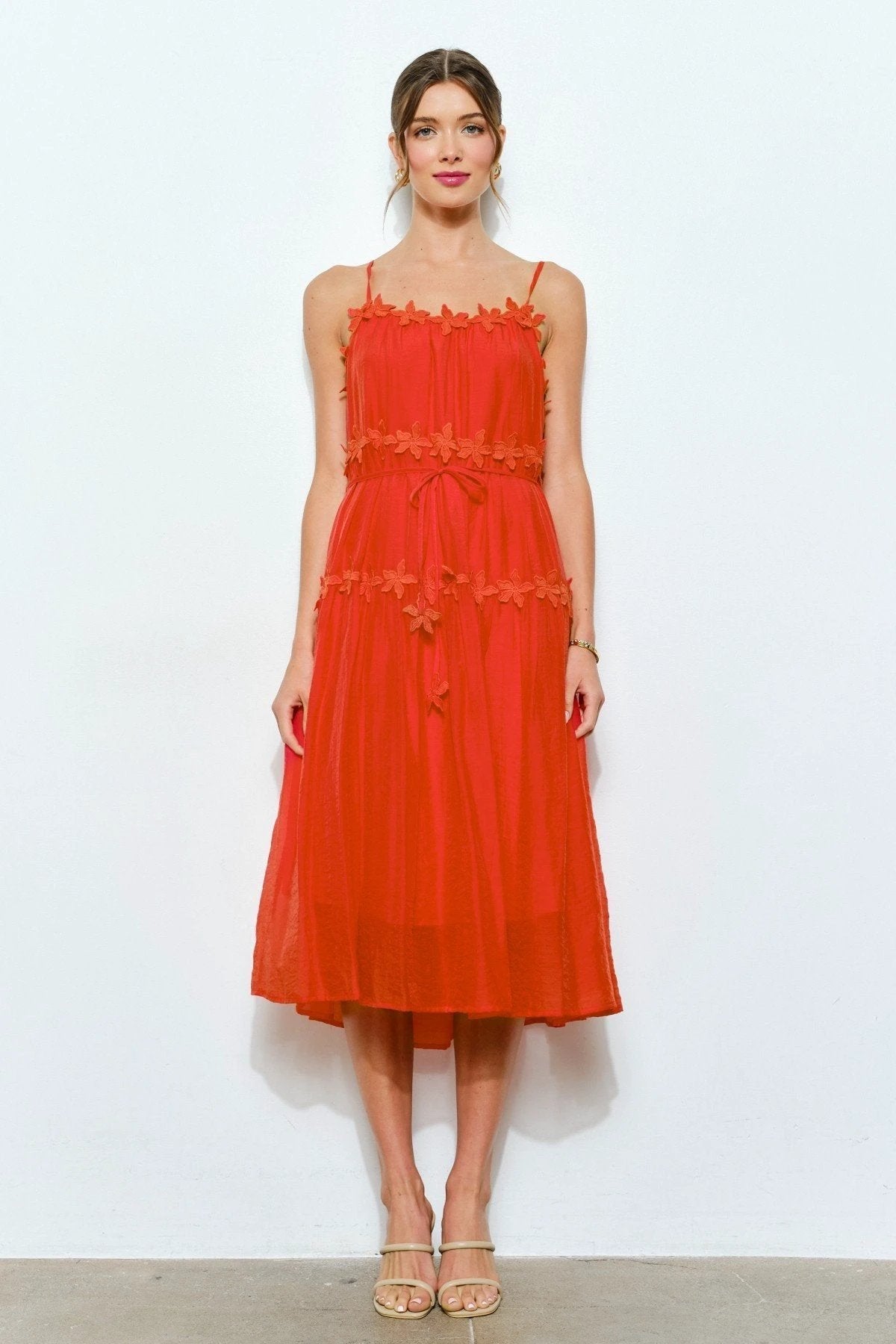 Vestido Ina Liso Encaje Para Damas by Ina