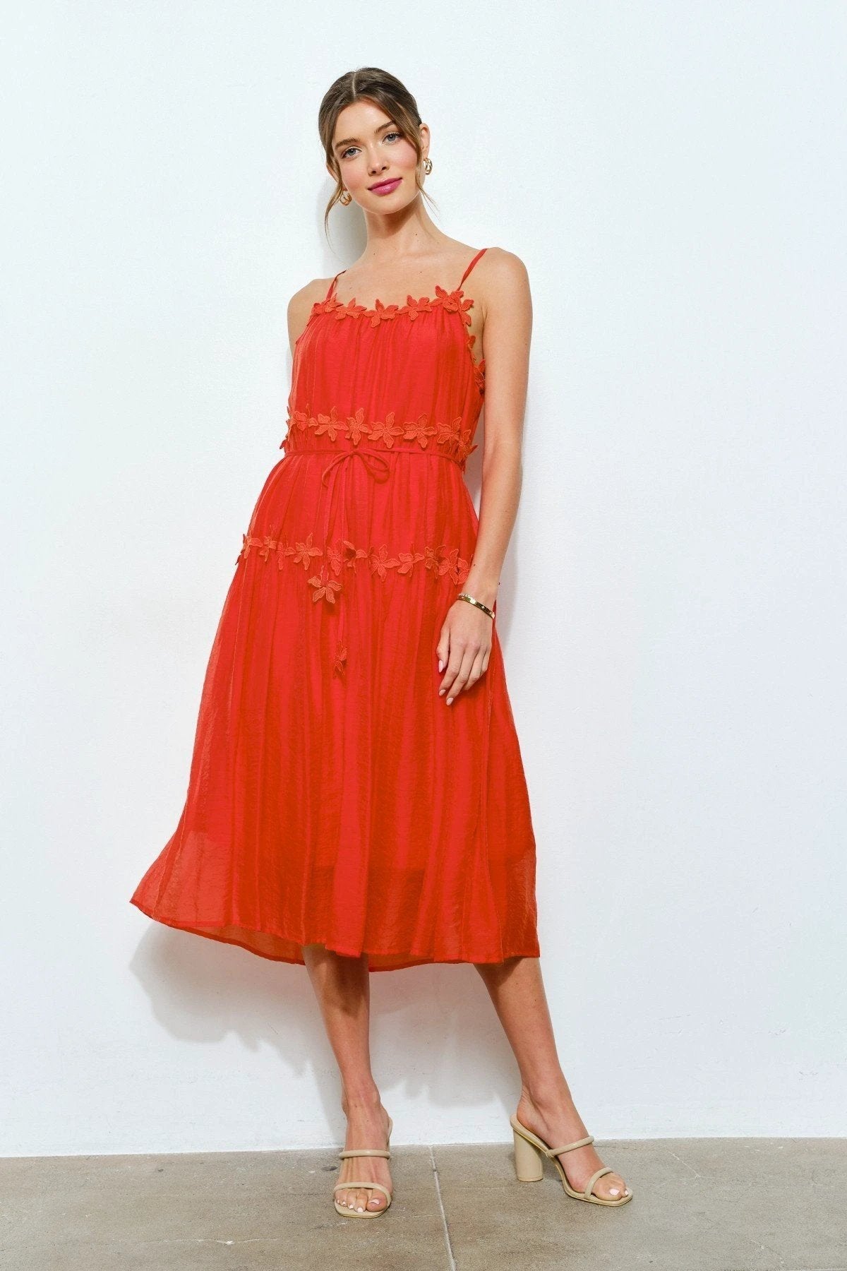 Vestido Ina Liso Encaje Para Damas by Ina