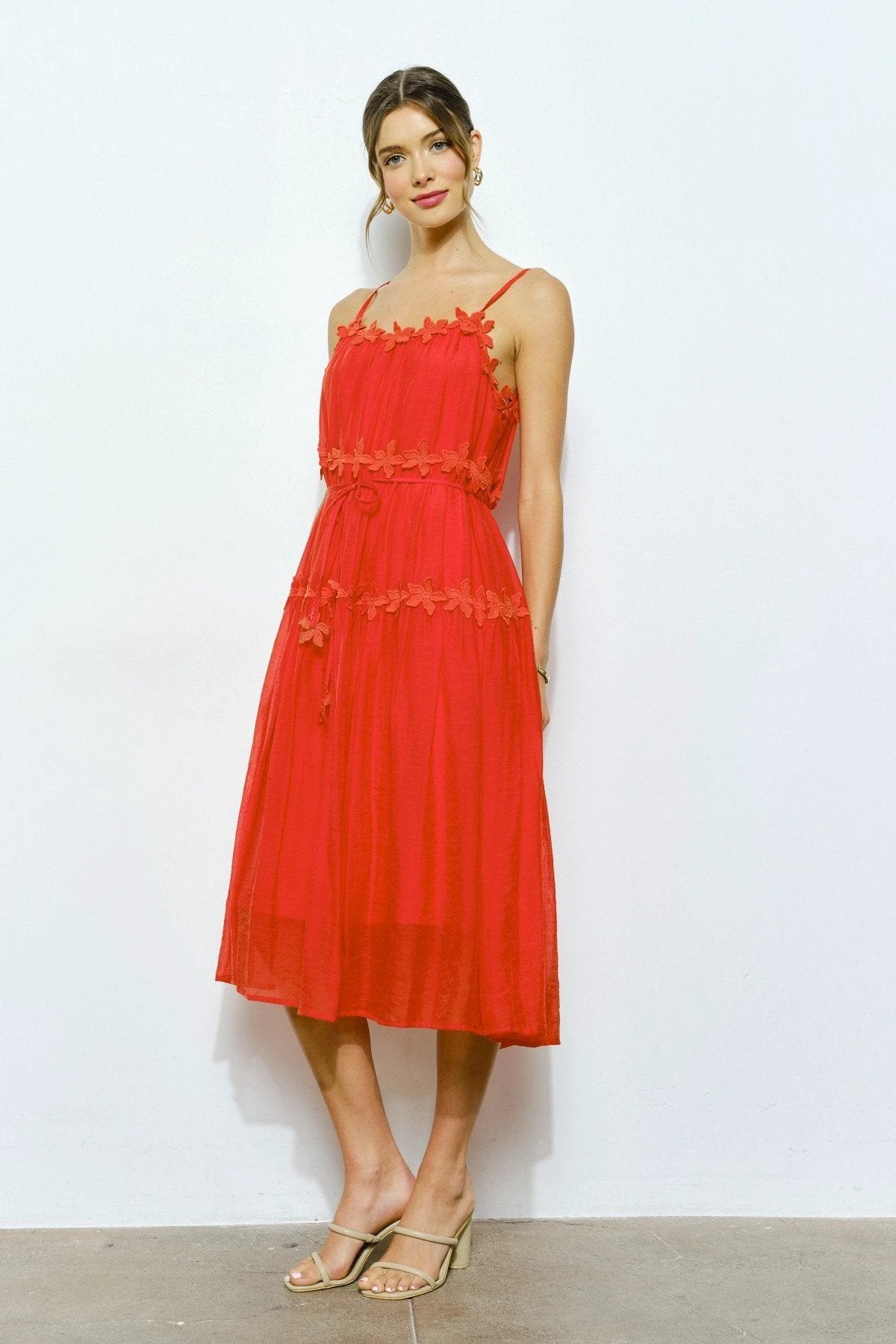Vestido Ina Liso Encaje Para Damas by Ina