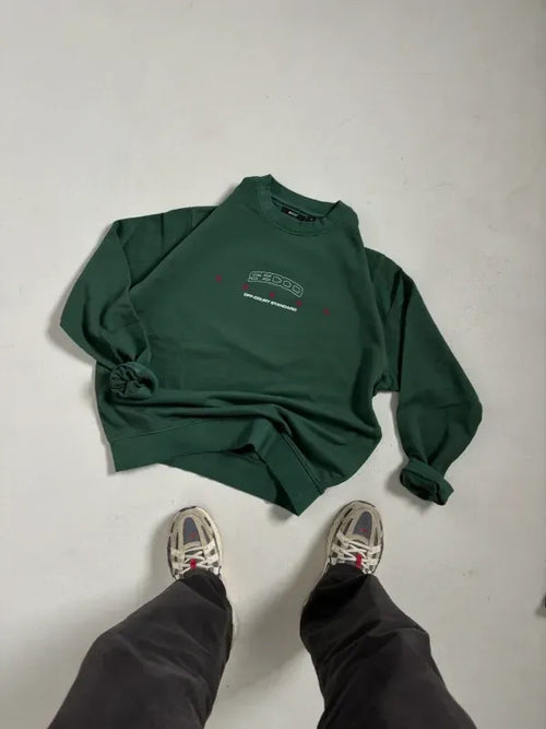 Off Court Crewneck Green