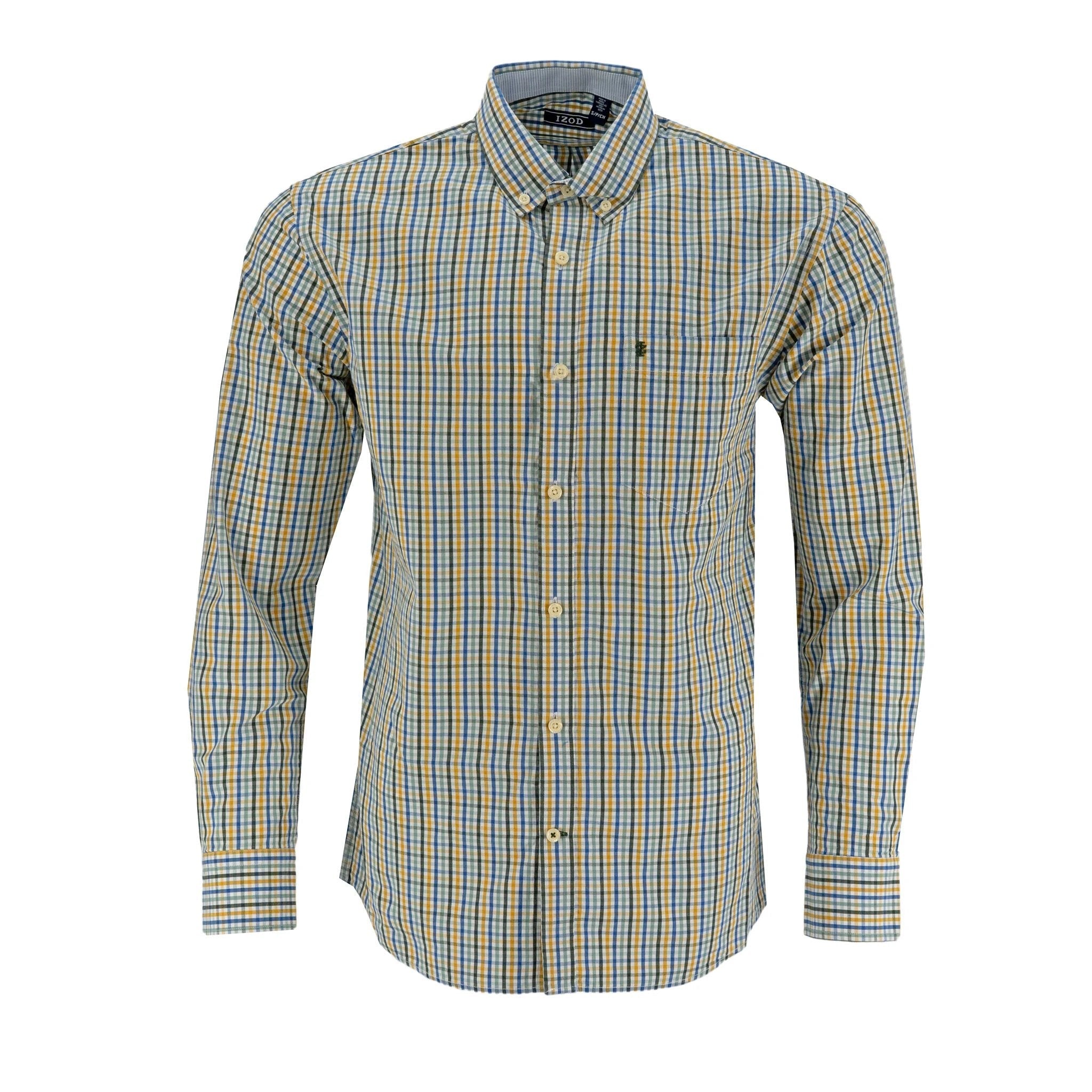 Camisa Izod Mangas Largas Cuadros Para Caballeros by Izod
