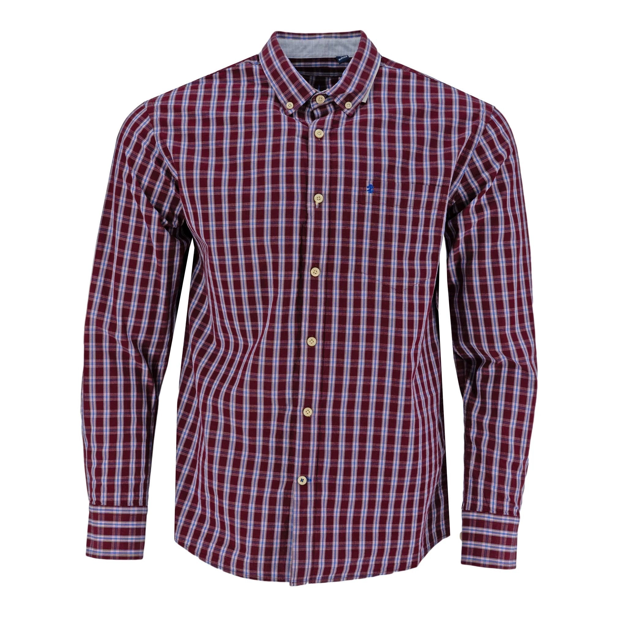 Camisa Izod Mangas Largas Cuadros Para Caballeros by Izod